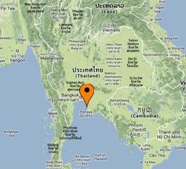 kaartoverzicht van jomtien